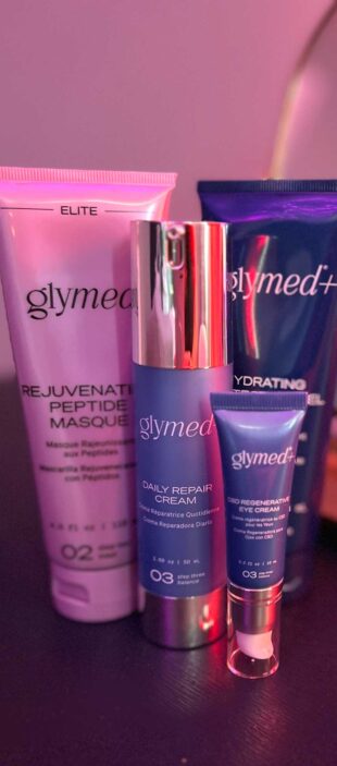 Glymed Plus products at Aesthetic Therapy Williamsburg VA